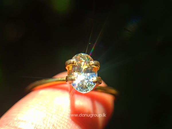 Ceylon Natural Bi Color Sapphire Wedding Stone from Danu Group