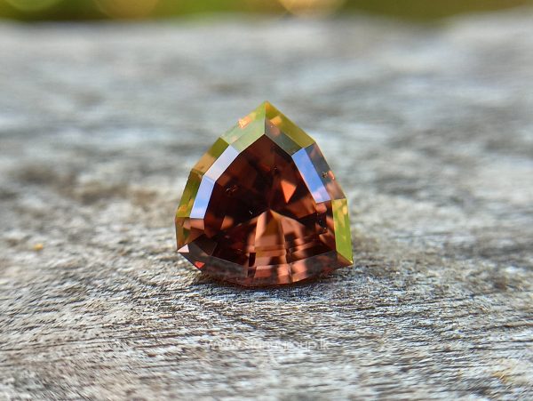 Ceylon Natural chocolate brown Zircon Unique brown gem for fine jewelry Danu Group Gemstones Collections
