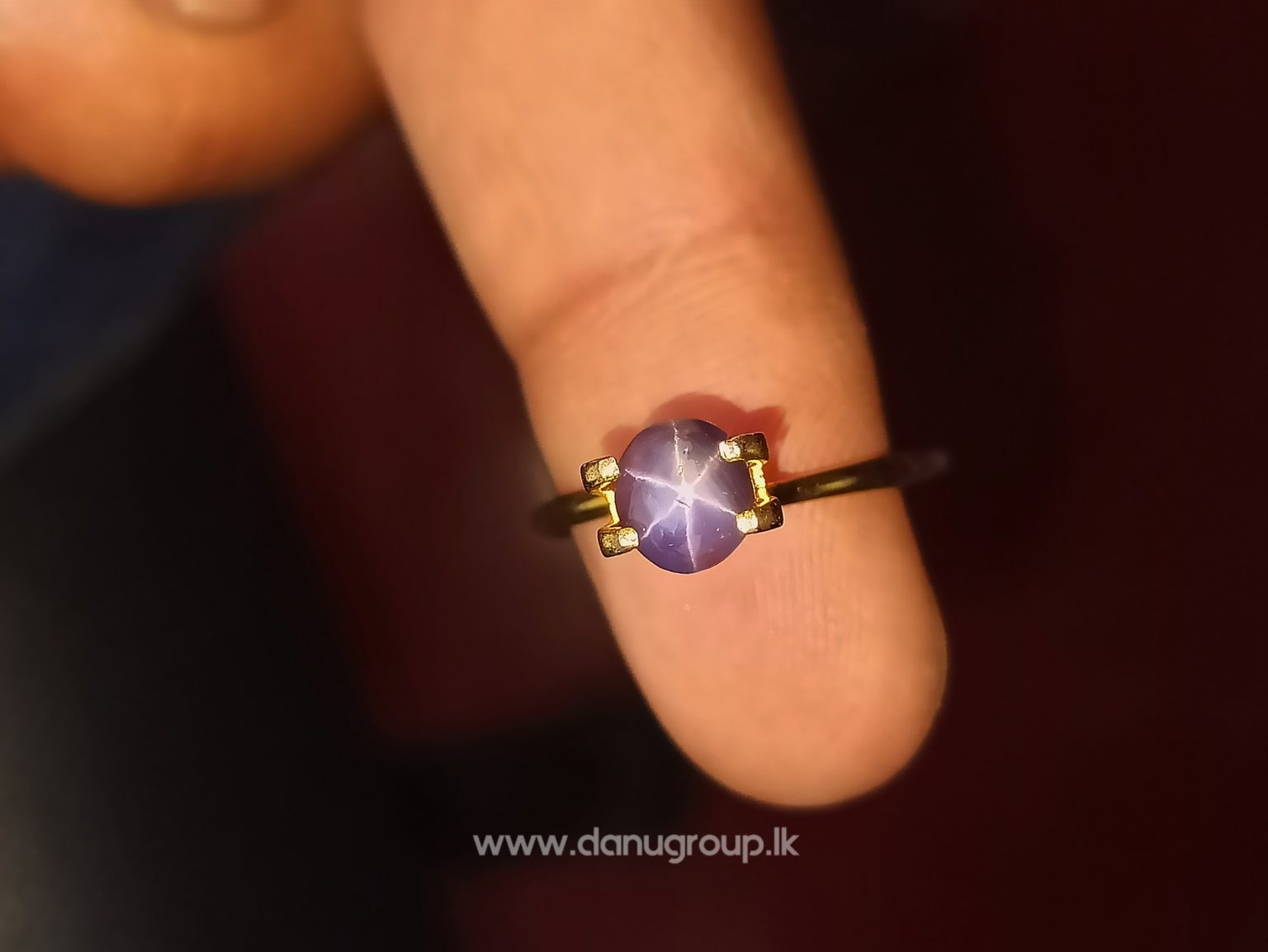 Natural Purple Star Sapphire from Sri Lanka with Colour shifting effect from purple to pink - Danu Group Gemstones Collections