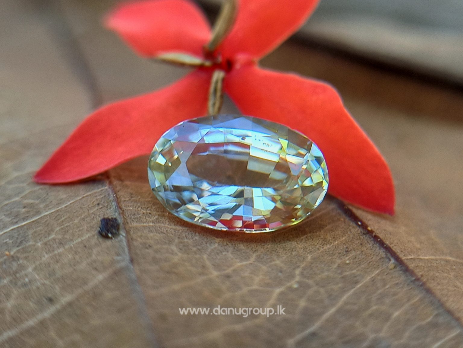 Ceylon Natural Bi Color Sapphire Wedding Stone from Danu Group