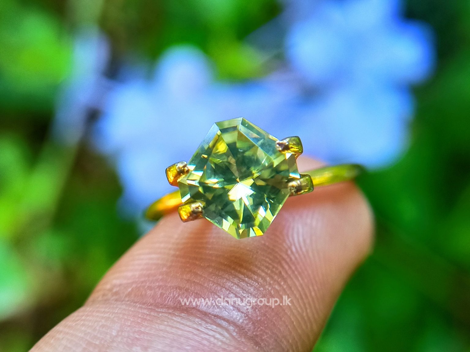 Natural Mint Green Zircon with amazing luster danu group gem's