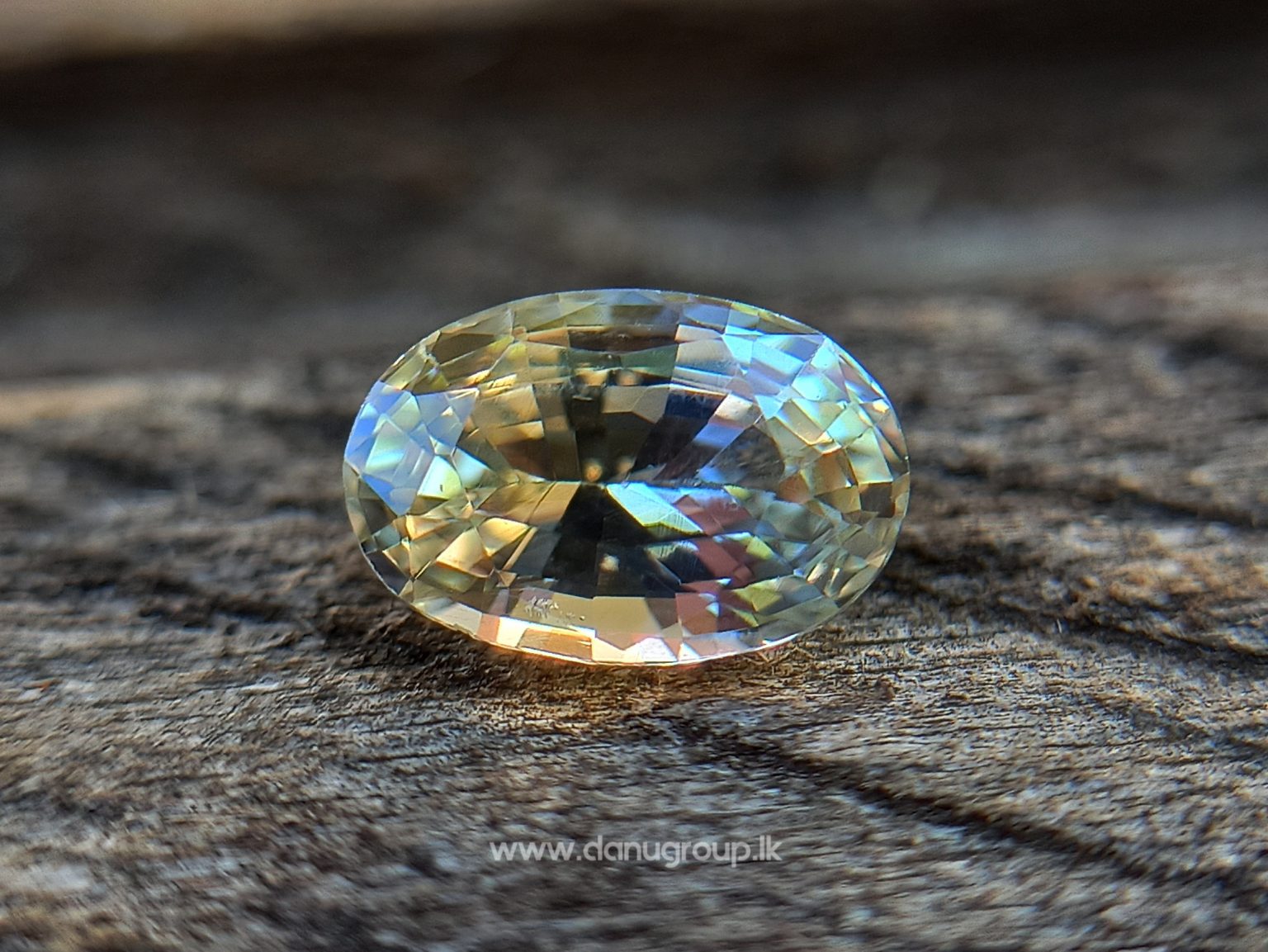 Ceylon Natural Bi Color Sapphire Wedding Stone from Danu Group