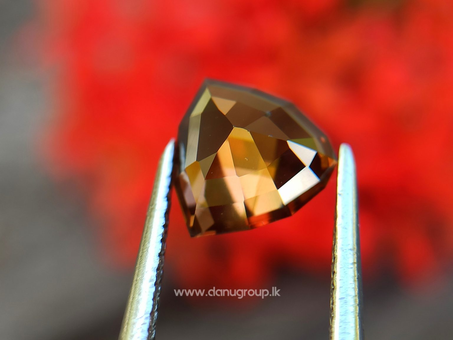 Ceylon Natural chocolate brown Zircon Unique brown gem for fine jewelry Danu Group Gemstones Collections