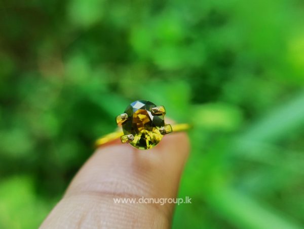 Rare Natural Green Sinhalite - Rare Borate mineral from sri lanka Danu Group Gemstones Collections