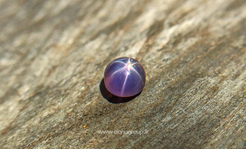 Natural Purple Star Sapphire from Sri Lanka with Colour shifting effect from purple to pink - Danu Group Gemstones Collections