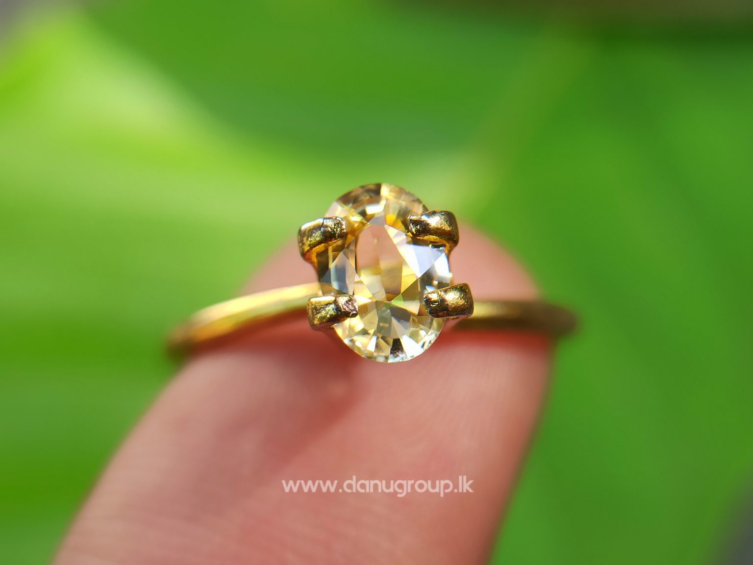 Ceylon Natural Yellow Sapphire Jupiter Gemstone from Danu Group Astrological gem