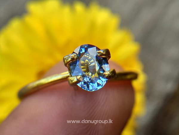 Ceylon Natural Blue Sapphire engagement ring stone from Danu Group Gemstones Collections Ceylon Sapphire