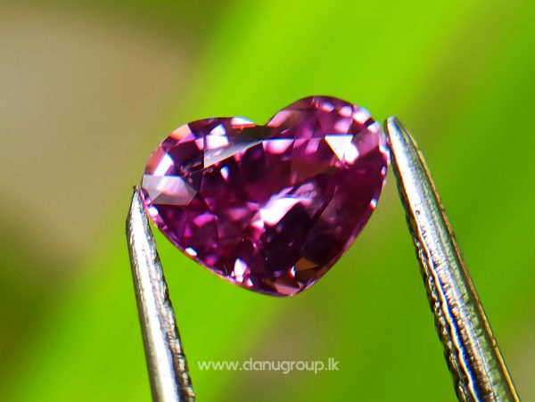 Ceylon Natural Pink Sapphire Heart from Danu Group - Pink Sapphire Engagement ring stone Ceylon sapphire