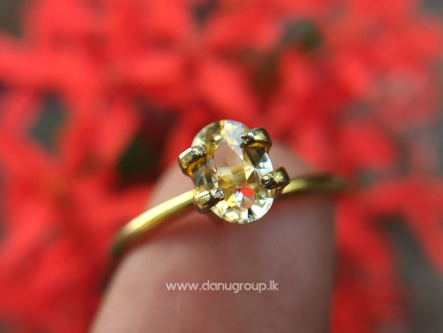 Ceylon Natural Yellow Sapphire Jupiter Gemstone from Danu Group Astrological gem