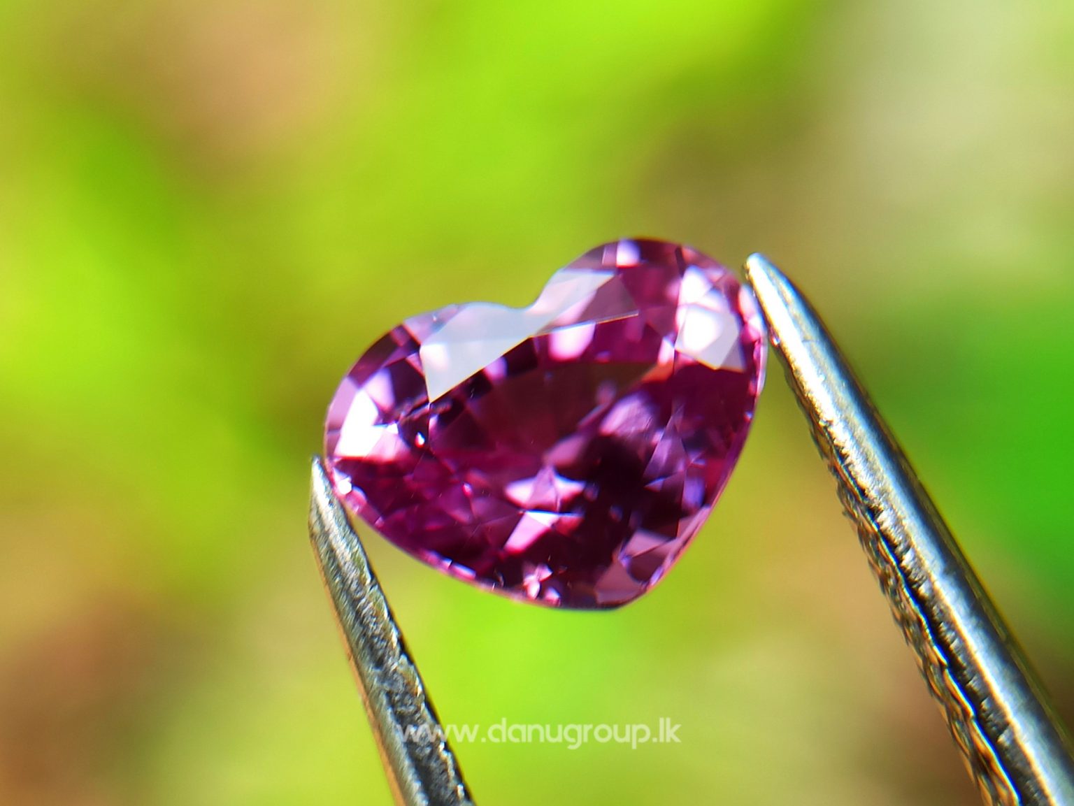 Ceylon Natural Pink Sapphire Heart from Danu Group - Pink Sapphire Engagement ring stone Ceylon sapphire