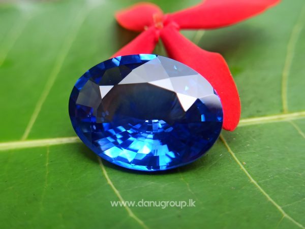 High Quality Ceylon Royal Blue Sapphire Big Oval stone from Danu Group