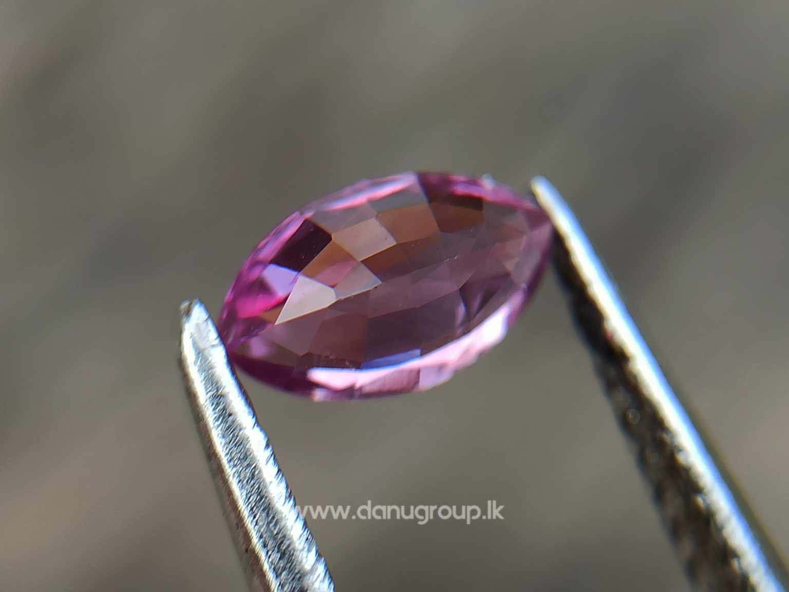 Ceylon Natural Pink Sapphire marquis shape stone from Danu Group