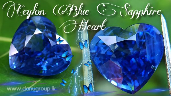 Ceylon Sapphire Heart from Danu Group