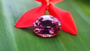 Natural Purplish Pink Sapphire Unheated Oval shape Stone from Danu Group