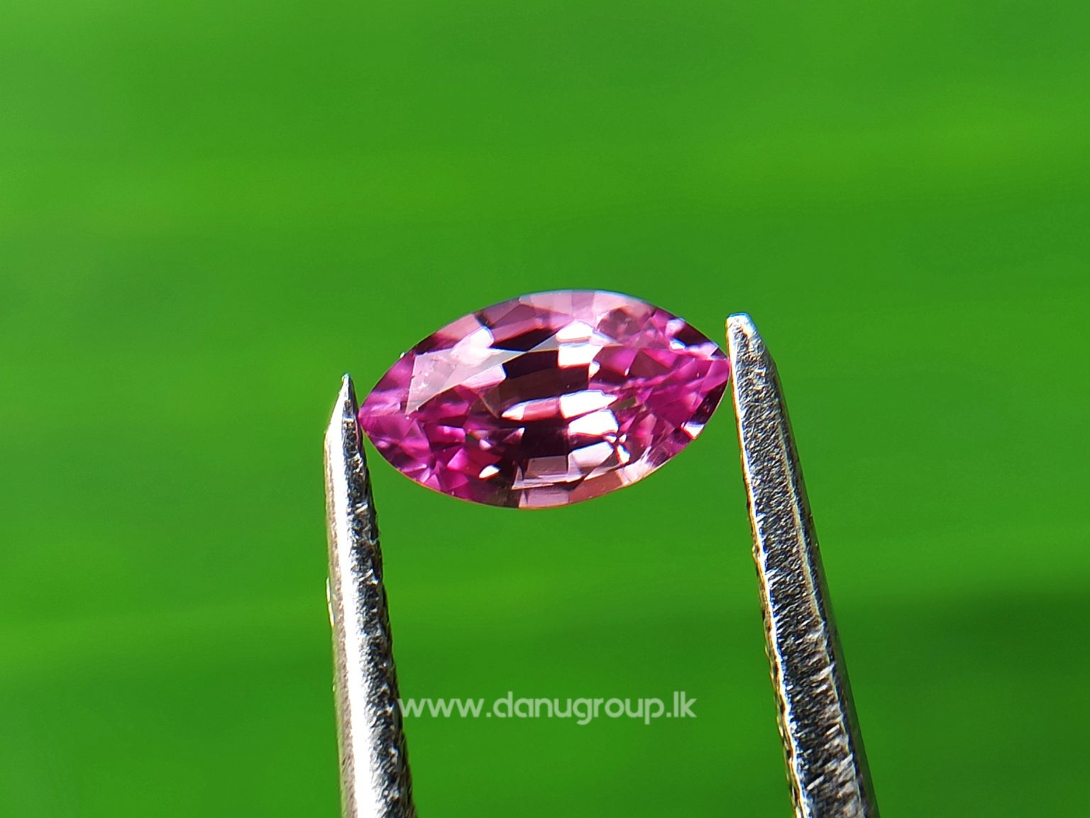 Ceylon Natural Pink Sapphire marquis shape stone from Danu Group
