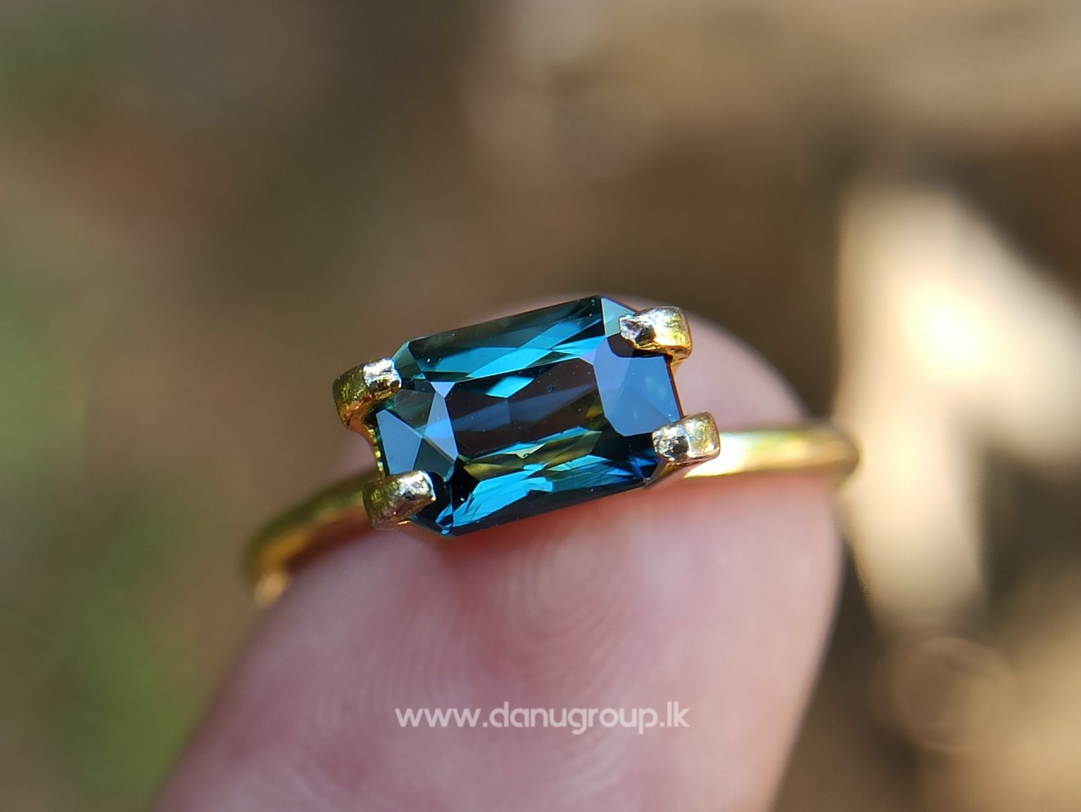 Natural Blue Green Sapphire - Teal Sapphire from Danu Group