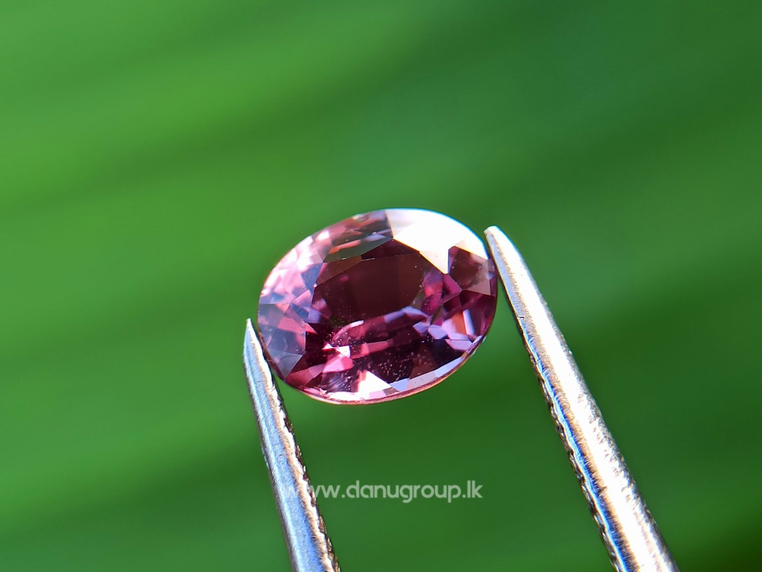 Natural Purplish Pink Sapphire Unheated Oval shape Stone from Danu Group