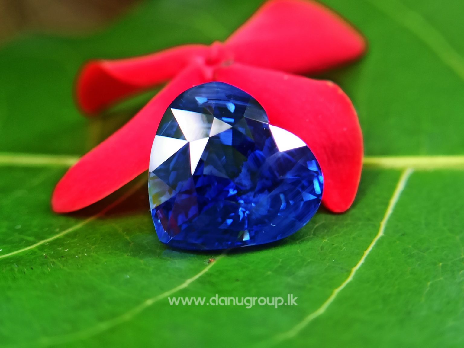 Ceylon Sapphire Heart from Danu Group