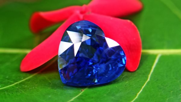 Ceylon Sapphire Heart from Danu Group