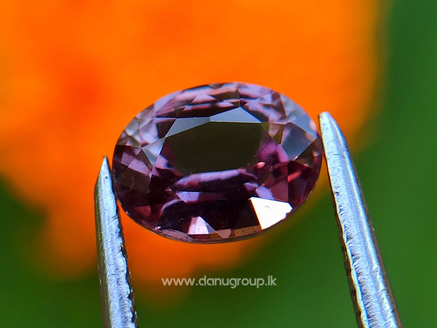 Natural Purplish Pink Sapphire Unheated Oval shape Stone from Danu Group