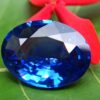 High Quality Ceylon Royal Blue Sapphire Big Oval stone from Danu Group