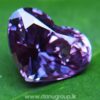 Ceylon Natural Purple Sapphire Heart shape engagement ring quality stone from Danu Group - danugroup.lk