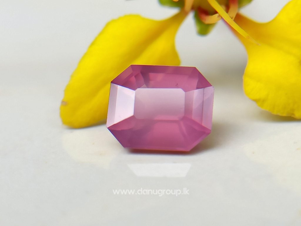 Natural Pink spinel from Danu Group Sri lankan unique orangy pink color spinel Danu Grouo Gemstones Collections