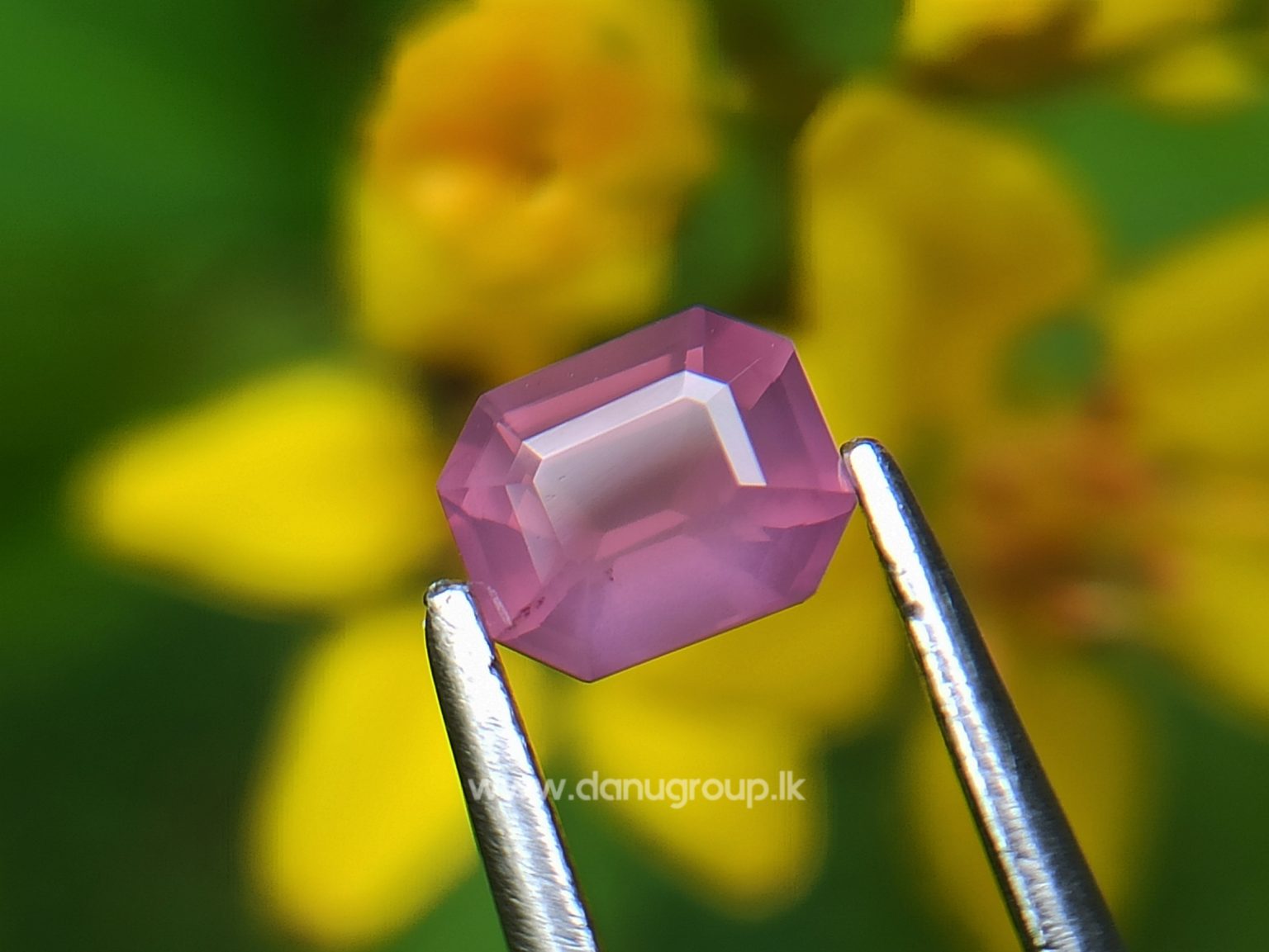 Natural Pink spinel from Danu Group Sri lankan unique orangy pink color spinel Danu Grouo Gemstones Collections