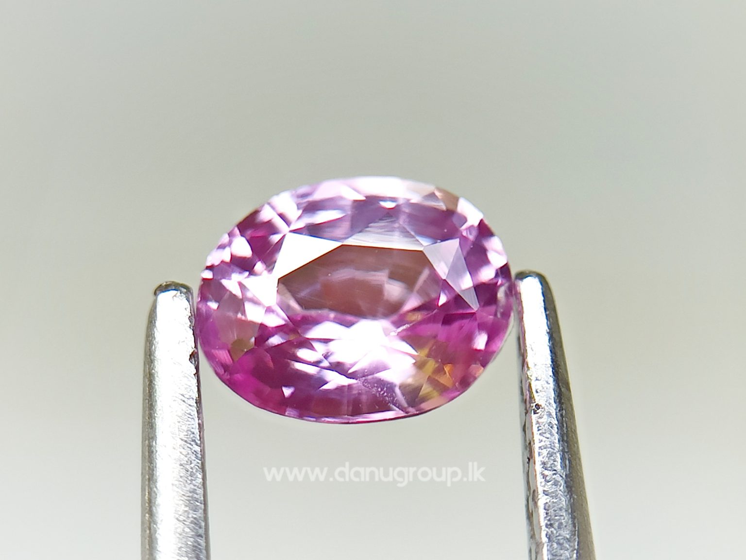 Ceylon Natural Pink Sapphire Oval shape Unheated Gem from Danu Group