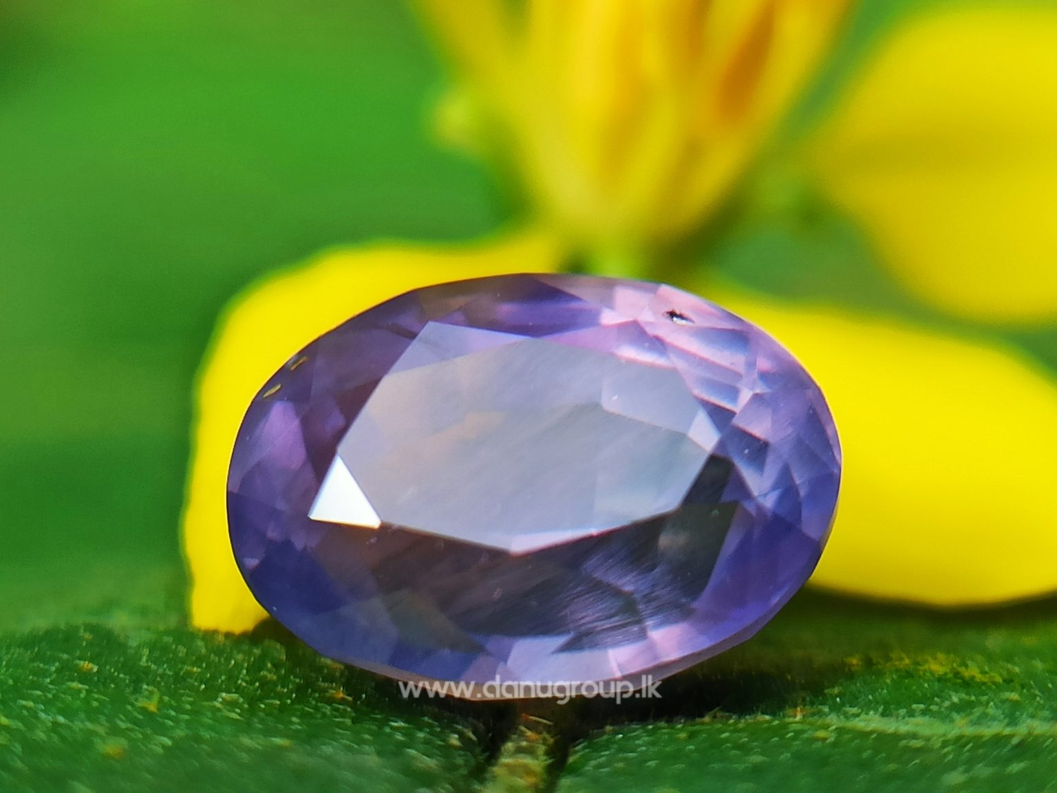 Natural Purple Sapphire Oval Shape stone from Danu Group