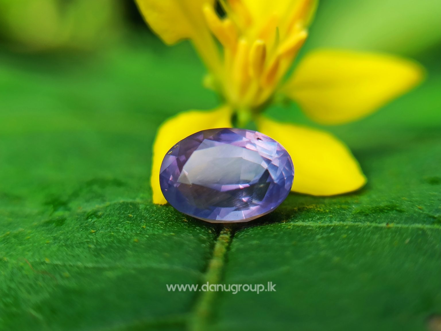 Natural Purple Sapphire Oval Shape stone from Danu Group