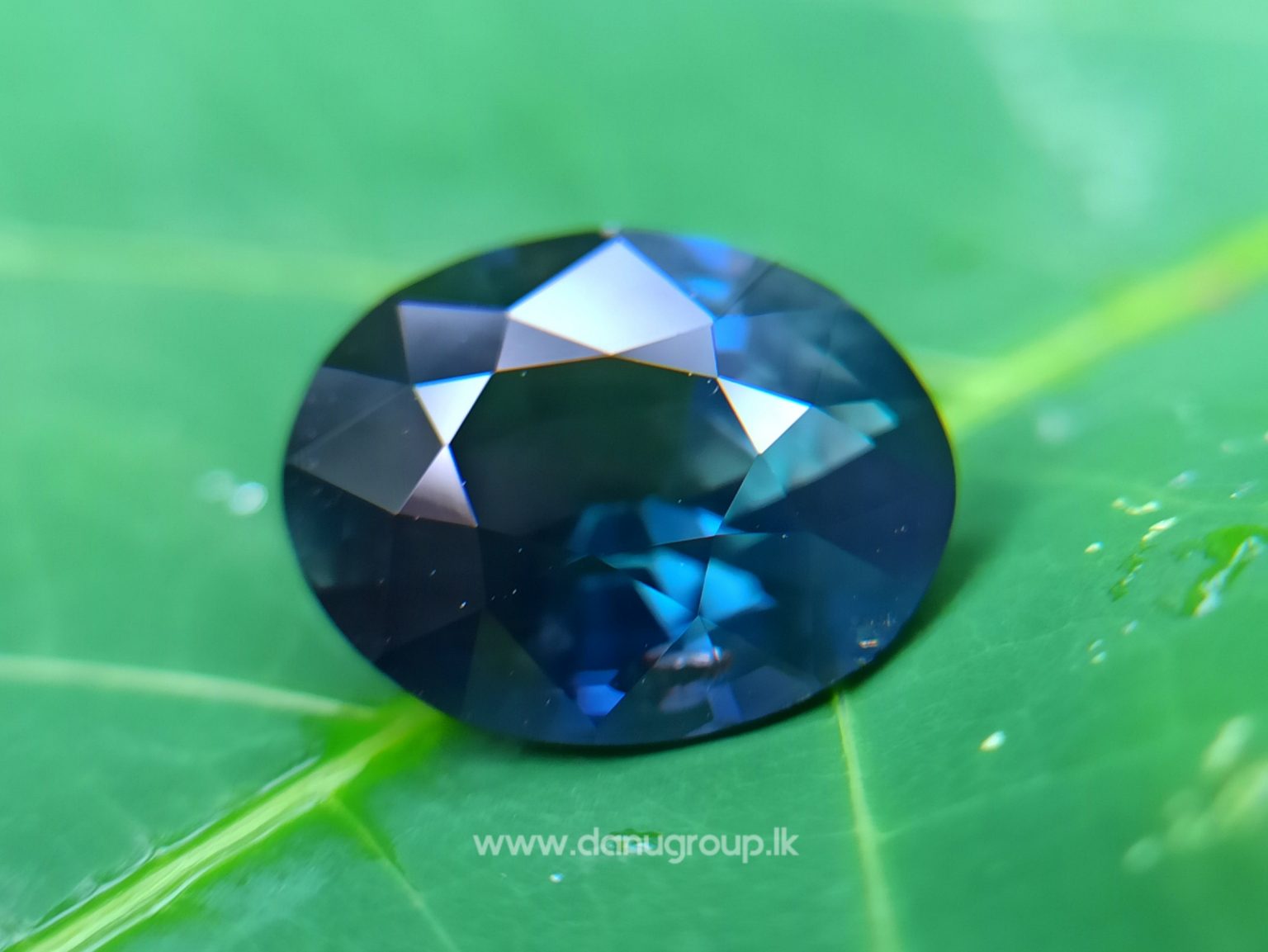 Dark Bluish Green Sapphire from Madagascar Danu Group Gemstones