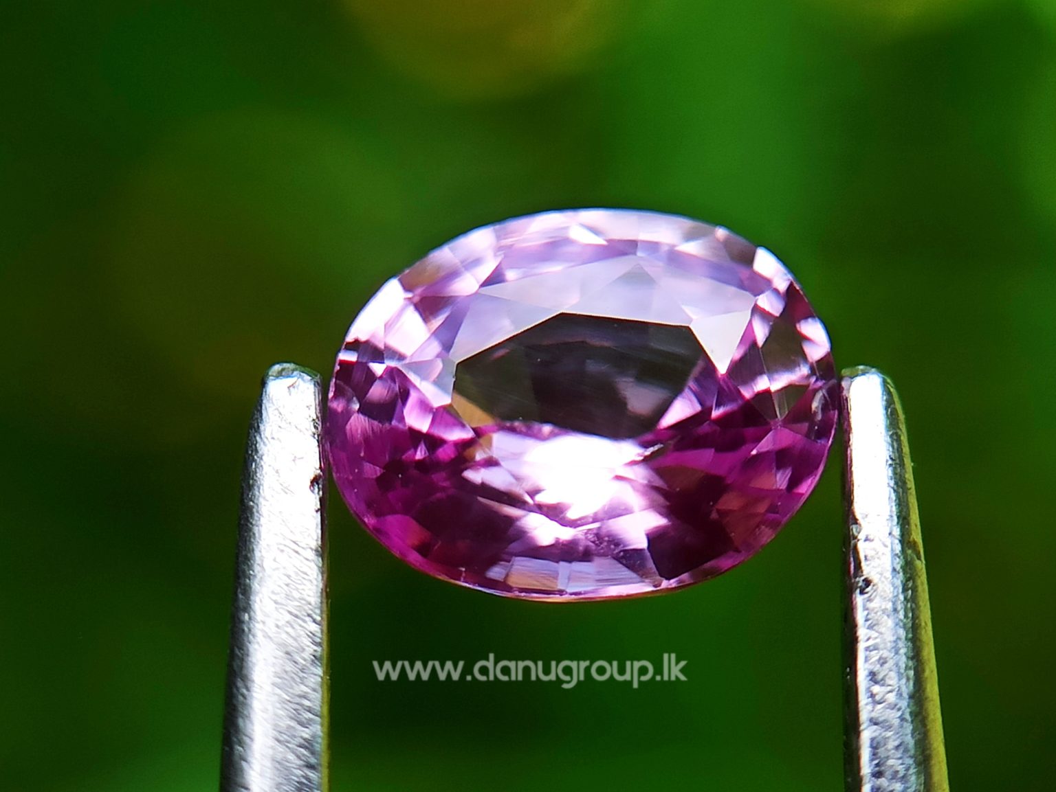 Ceylon Natural Pink Sapphire Oval shape Unheated Gem from Danu Group