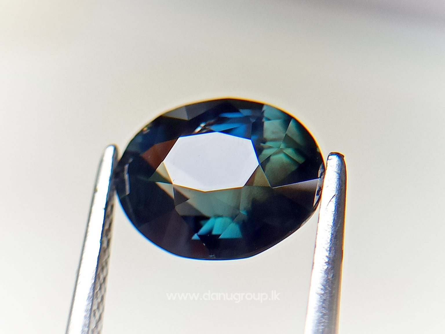 Dark Bluish Green Sapphire from Madagascar Danu Group Gemstones