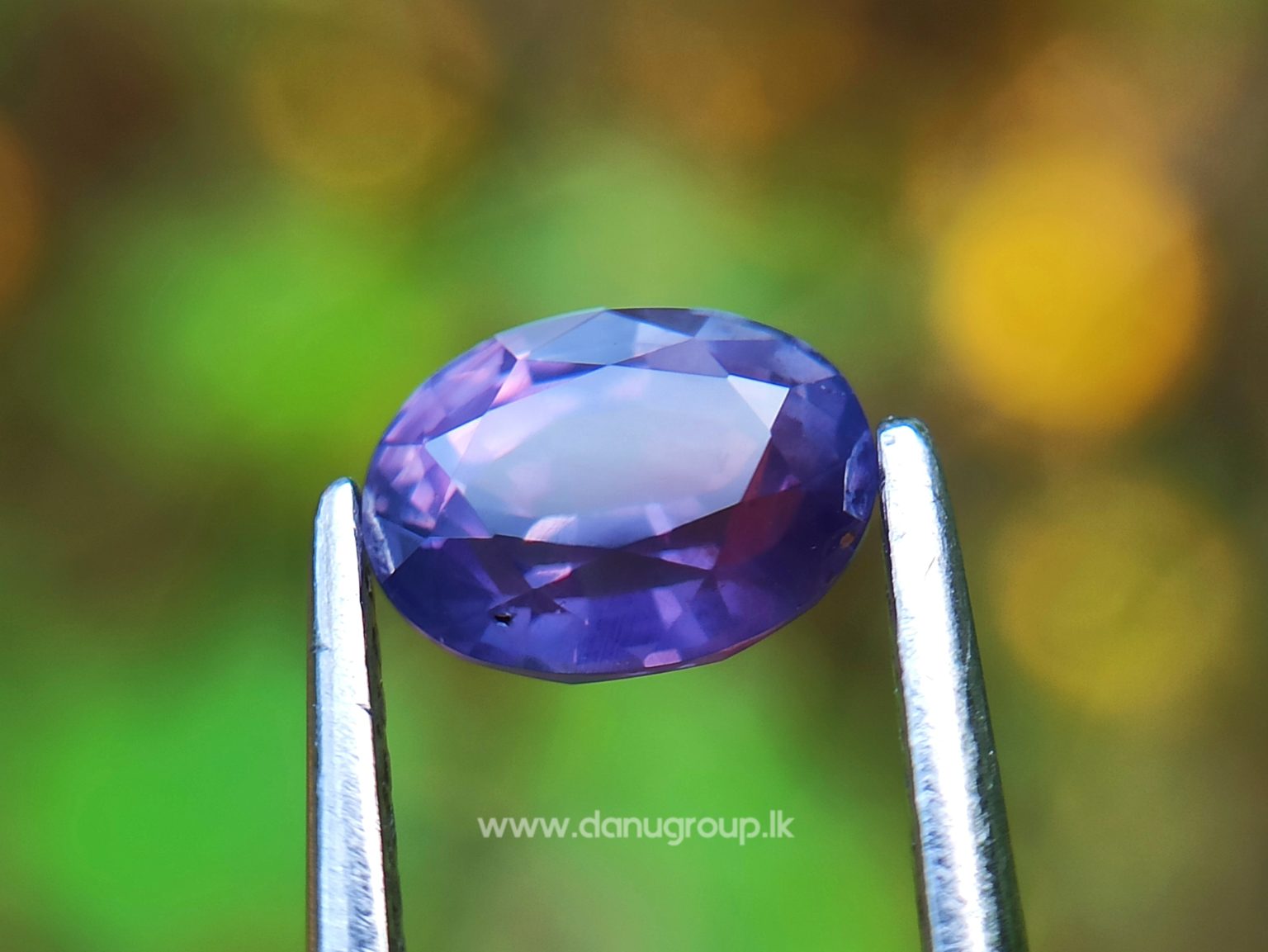 Natural Purple Sapphire Oval Shape stone from Danu Group