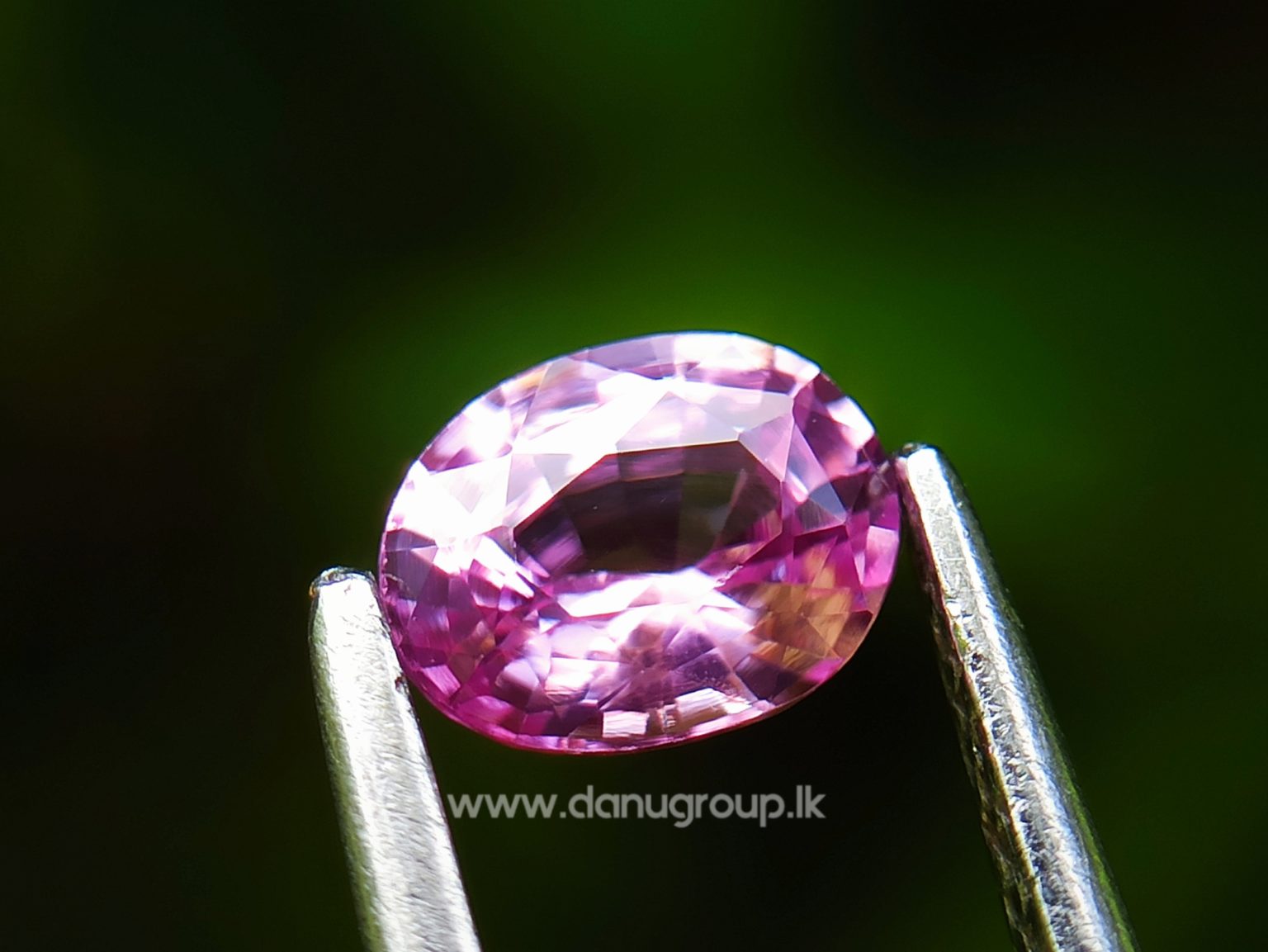 Ceylon Natural Pink Sapphire Oval shape Unheated Gem from Danu Group
