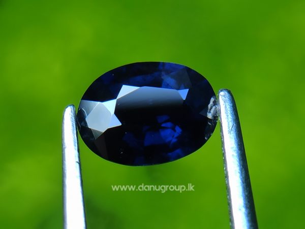 Dark Blue Sapphire Kaka neelam Stone of saturn astrological gem Danu Group Gemstones