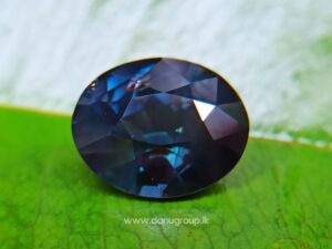 Dark Bluish Green Sapphire from Madagascar Danu Group Gemstones