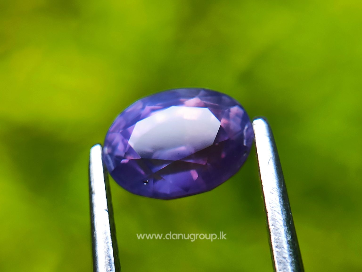 Natural Purple Sapphire Oval Shape stone from Danu Group