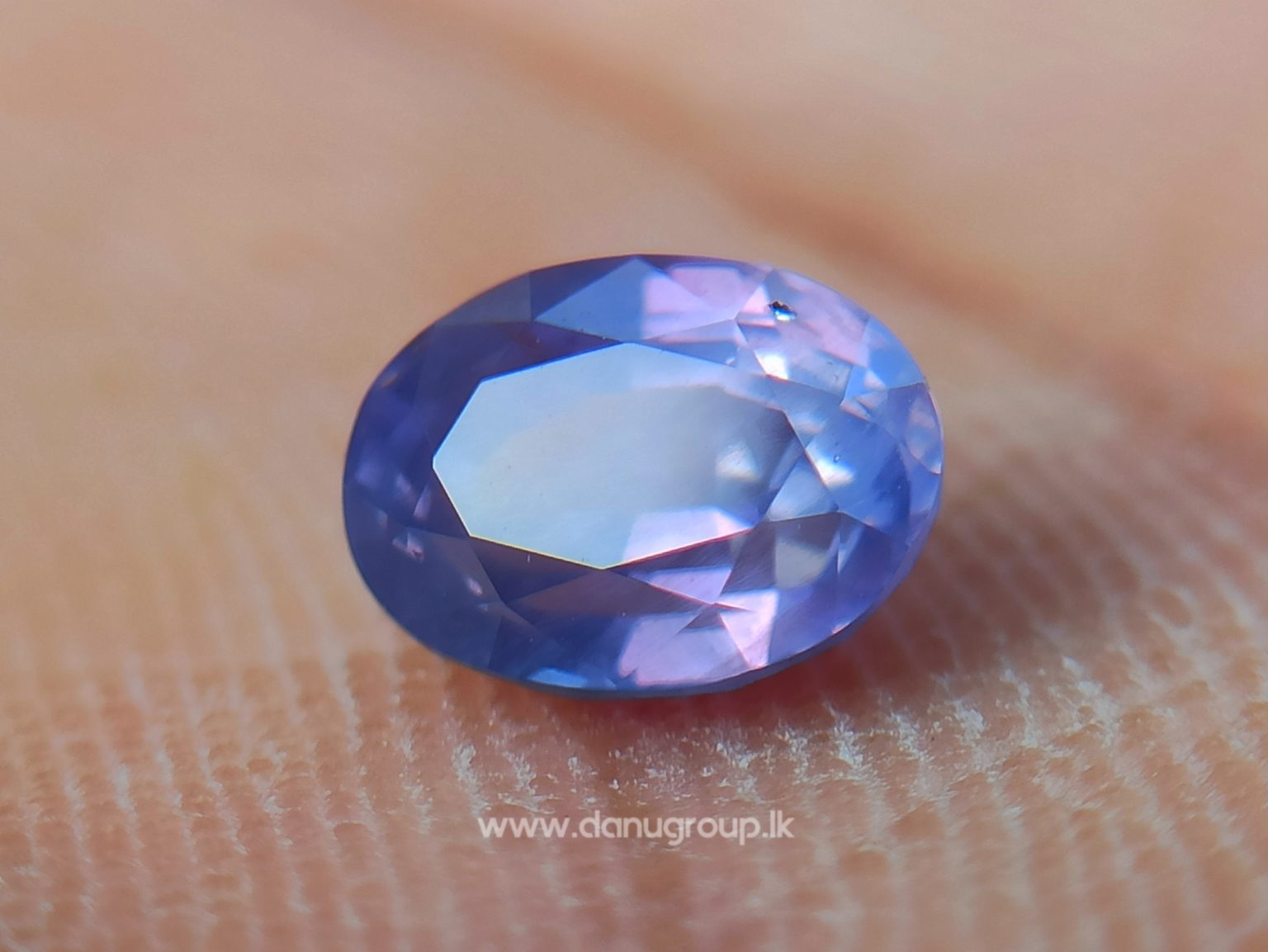 Natural Purple Sapphire Oval Shape stone from Danu Group