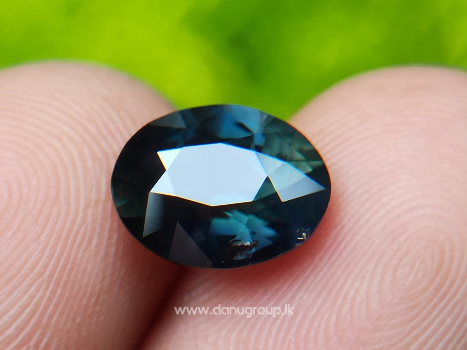 Dark Bluish Green Sapphire from Madagascar Danu Group Gemstones