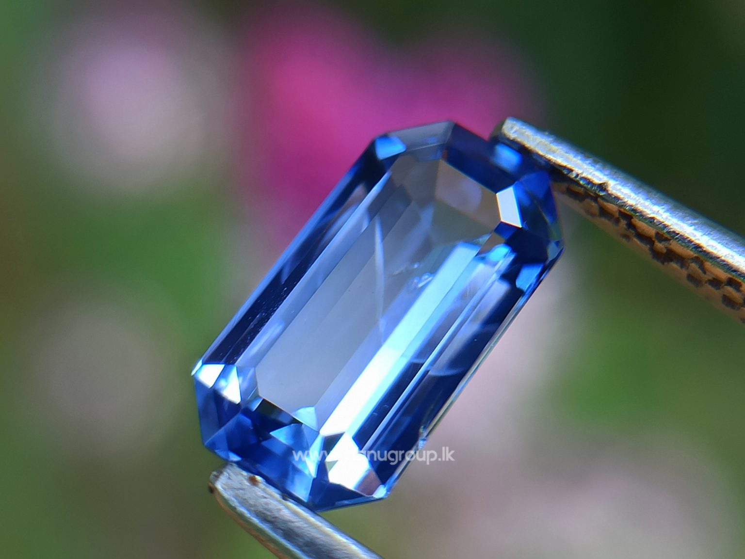 CEYLON BLUE SAPPHIRE OCTAGON SHAPE STONE NICE GEM FOR ENGAGEMENT RING - DANU GROUP GEMSTONES
