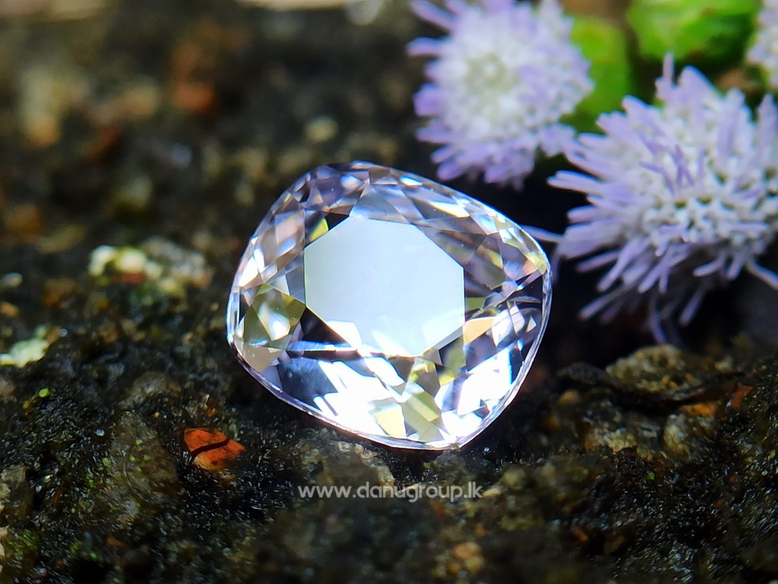 Ceylon Natural Light Purple Sapphire - Purple Sapphire stone