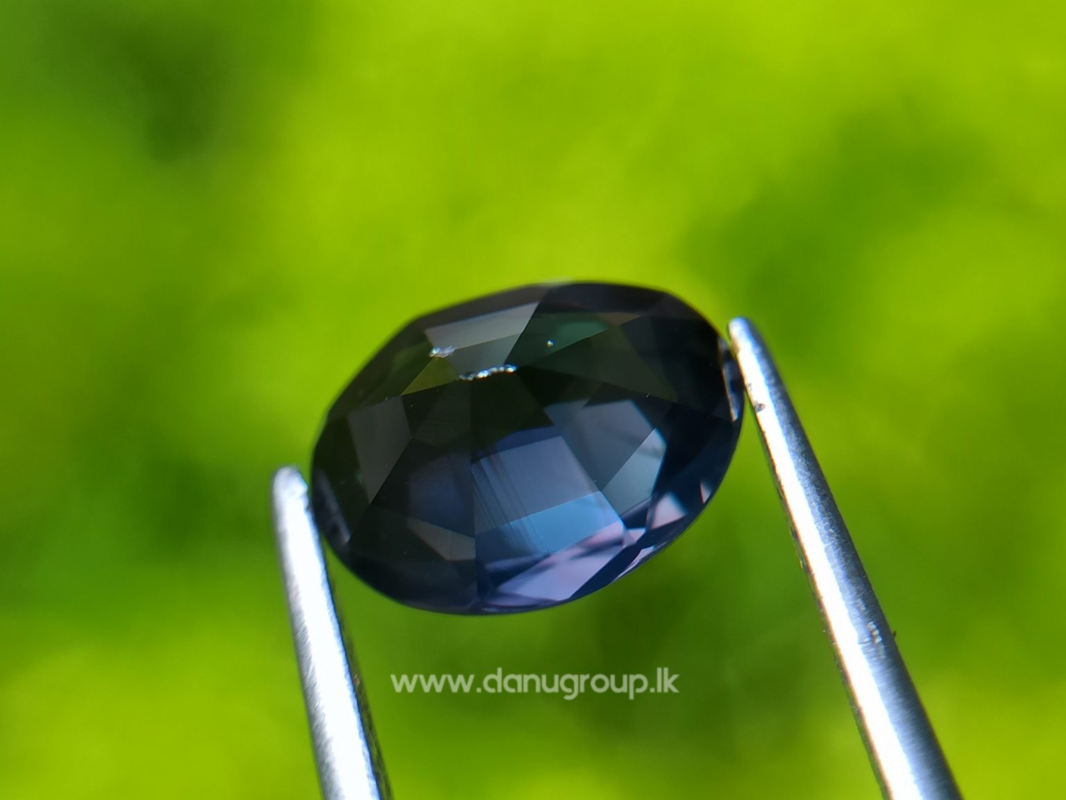 Dark Bluish Green Sapphire from Madagascar Danu Group Gemstones