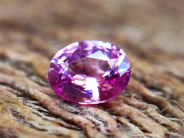 Ceylon Natural Pink Sapphire Oval shape Unheated Gem from Danu Group