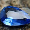 Natural Blue Sapphire from Sri Lanka - Ceylon Blue Pear shape Unheated gem Danu Group Gemstones Collections