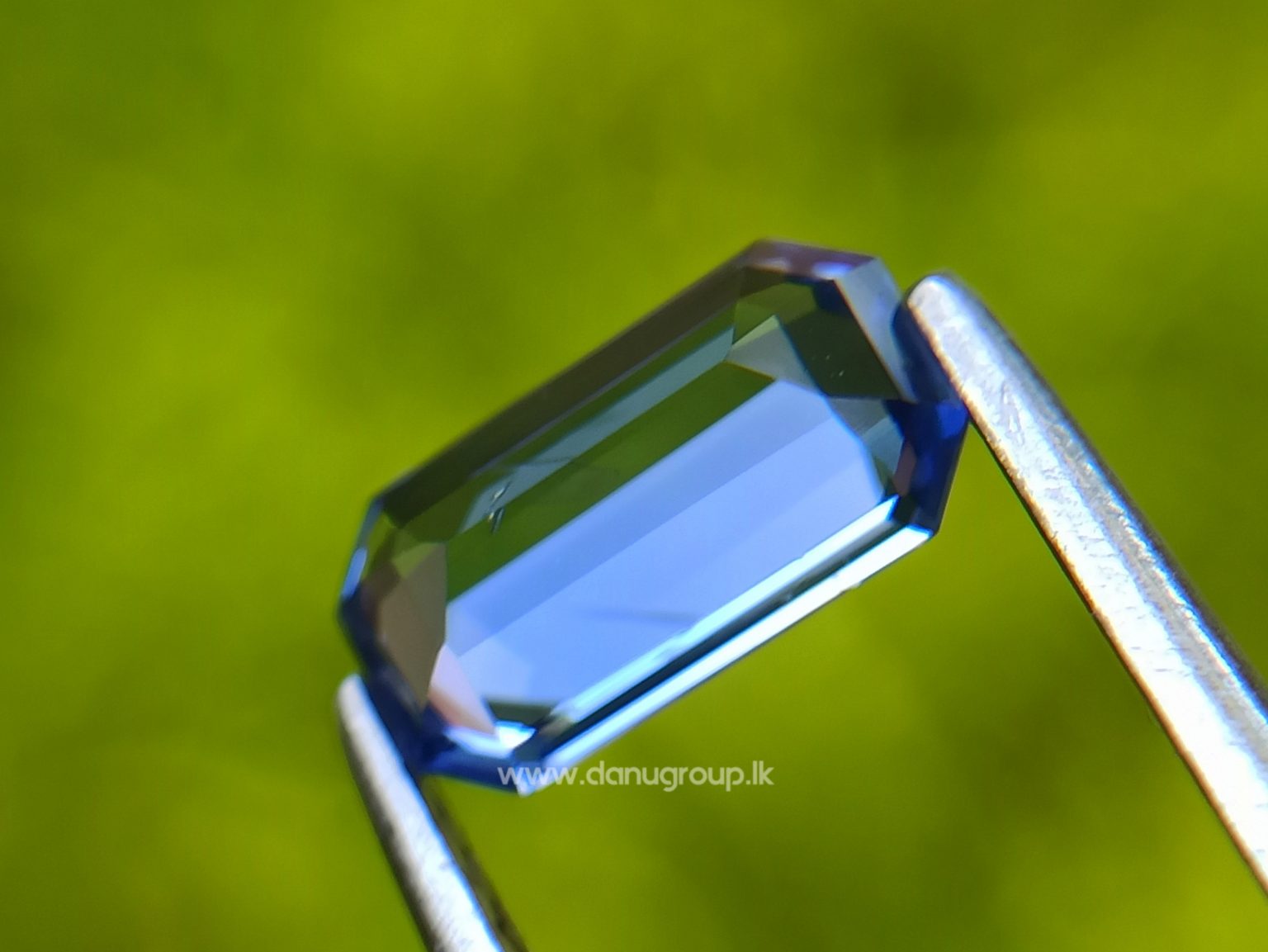 CEYLON BLUE SAPPHIRE OCTAGON SHAPE STONE NICE GEM FOR ENGAGEMENT RING - DANU GROUP GEMSTONES