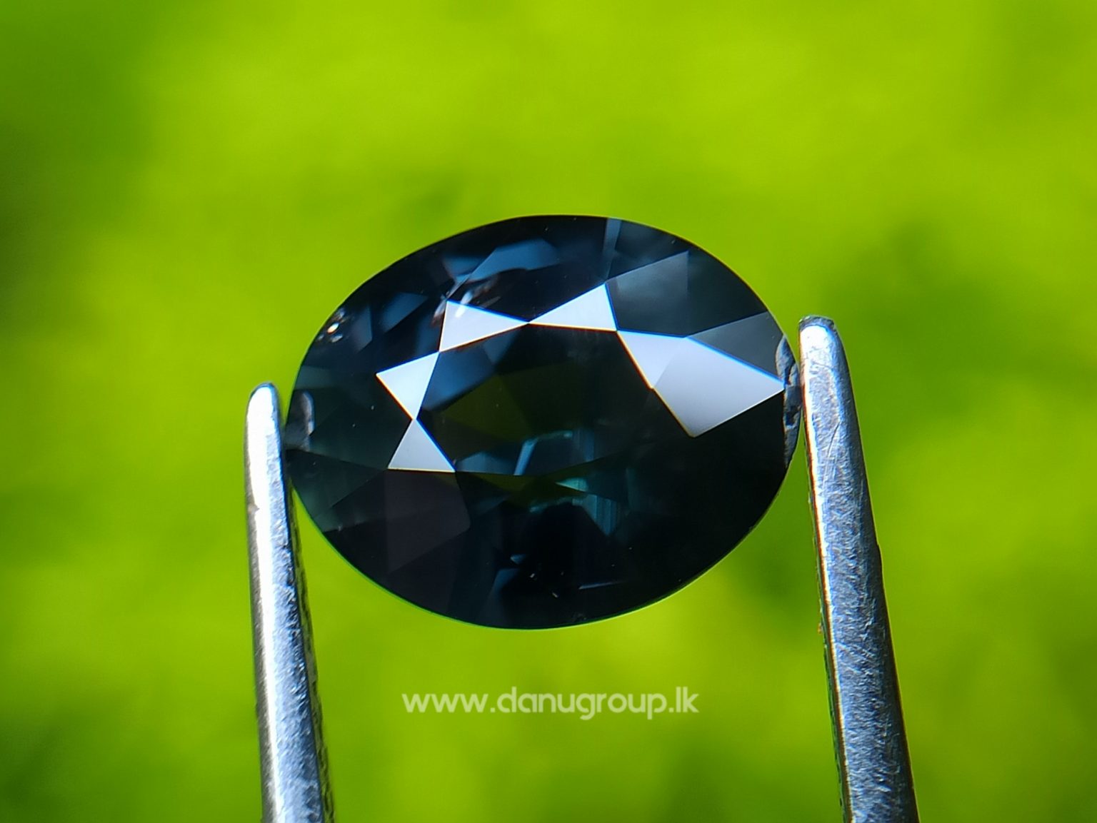 Dark Bluish Green Sapphire from Madagascar Danu Group Gemstones
