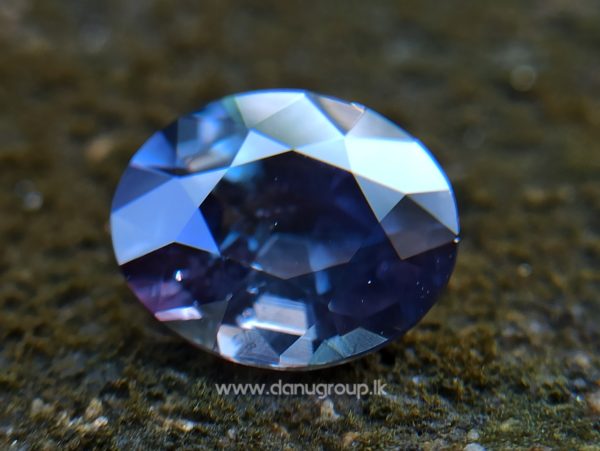 Dark purple sapphire oval shape 2 ct plus gem from Danu Group Gemstones Collections danugroup.lk