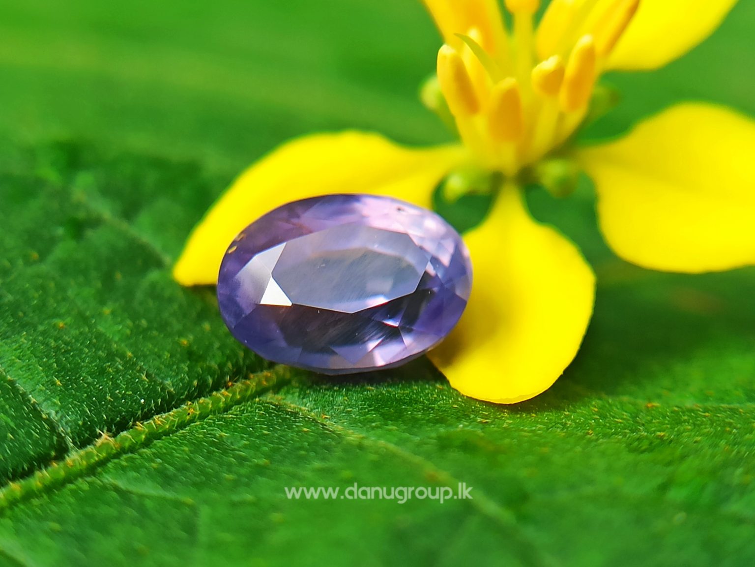 Natural Purple Sapphire Oval Shape stone from Danu Group